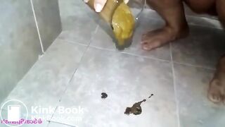 Poo in a glass..