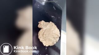 Hot girl shitting and eating it - video 3