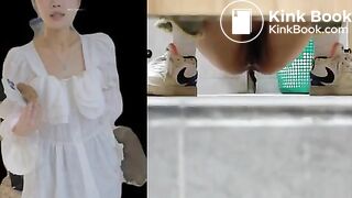 spy camera asian girl pee and shit.video_550