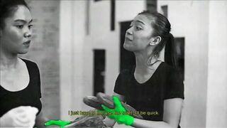 Asian Girl Shits herself on stage