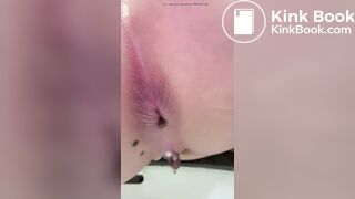 nice toilet poop and yellow pee