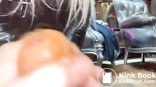 Mistress Jerks Sub Off With Shit (POV)