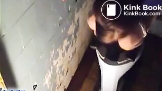 Girl accidentally poop while peeing