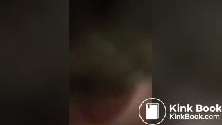 Slut Licking her shit