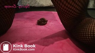 Submisse woman masturbate then poops