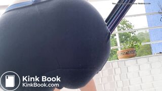 Pantypoop on a swing