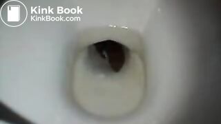 Girl pooping on toilet - video 76