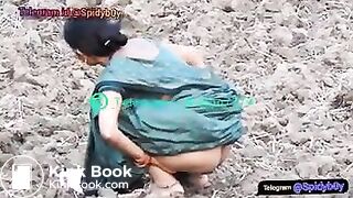 Beautiful aunty hot pooping