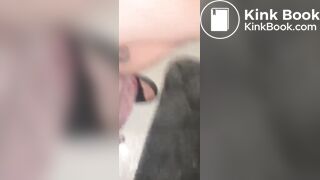 Sexy woman wanted to fart and ends up with diarrhea