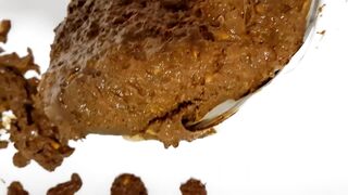 Gigantic poop in white panties
