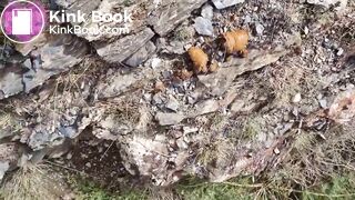 Hot girl shitting outdoors - video 5