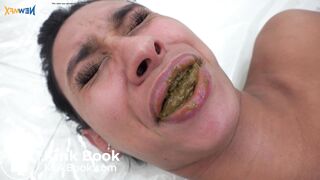 Lesbian scat swallow part 1