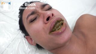 Lesbian scat swallow part 1