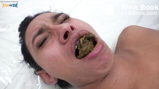 Lesbian scat swallow part 1