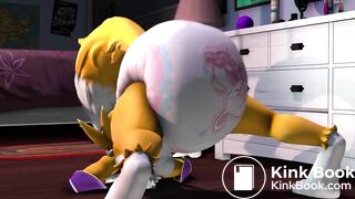 Renamon messes diaper