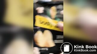Hot girl shitting in chip bag