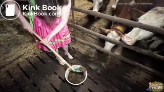 Fresh from the source - collecting cowshit