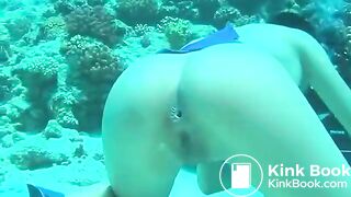 Pooping in the ocean