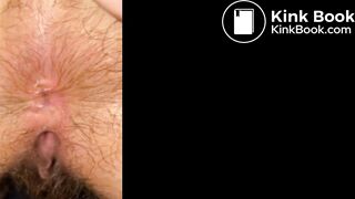 Hairy, poopy asshole compilation