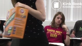 girl shits her pants in classroom