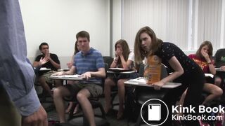 girl shits her pants in classroom