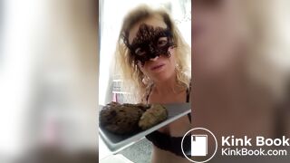 Blonde woman again with big load!!