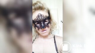 Blonde woman again with big load!!