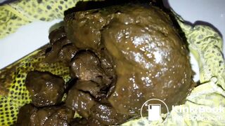 Poop in yellow panties