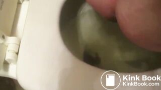 Obese pig unclogs her bowels
