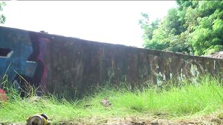 Urgent poop and big pile outdoor