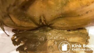 Girl diarrhea and smearing