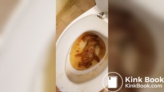 My week constipated poo i pushed out