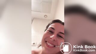Girl having liquid diarrhea - video 2