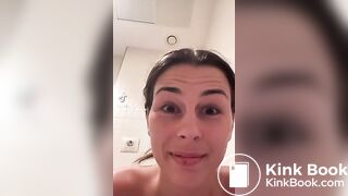 Girl having liquid diarrhea - video 2