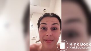 Girl having liquid diarrhea - video 2