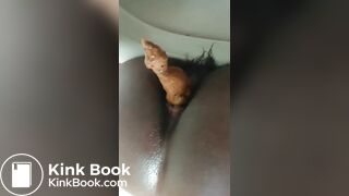 Ebony pooping - video 45