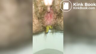 Taking A Shit & Flexing My Hairy Asshole