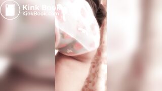 Cute girl messes Sanrio panties