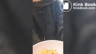 GIRL TAKING A HUGE DUMP IN A CONTAINER