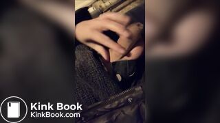 Pissing, shitting, and cumming outside in the night
