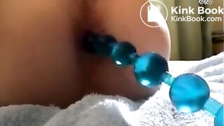 Asian Guy Gets His Hole Stuffed With Sex Toys After Enema