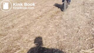 Naughty Guy Riding a Motorcycle While Pooping