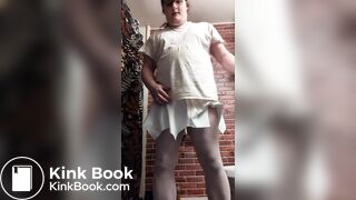 Ruining My White Panties With Disgusting Shit