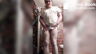 Ruining My White Panties With Disgusting Shit