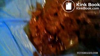 Hung Young Guy Shitting and Pissing on the Floor