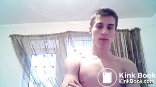Hung Young Guy Shitting and Pissing on the Floor