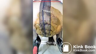 Chinese Girl Makes A Huge Mess In Her Pantyhose