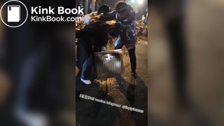 Filming a girl vomiting 3