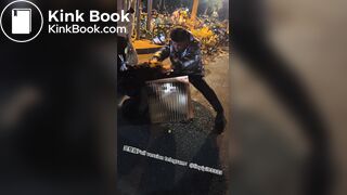 Filming a girl vomiting 3