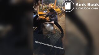 Filming a girl vomiting 3